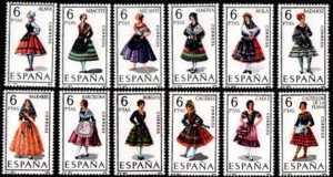 Spain. 1967. Spanish provincisl costumes