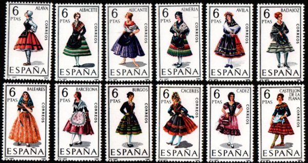 Spain. 1967. Spanish provincisl costumes