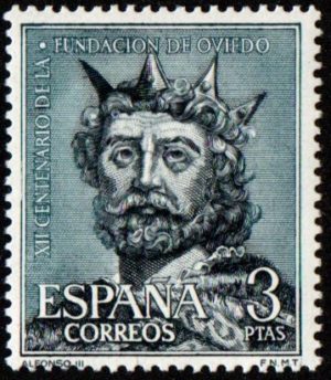 Spain. 1961. Monasteries and Abbeys. The 1200th Anniversary of Oviedo. Alfonso III