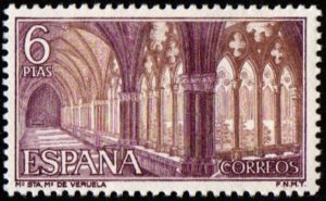 Spain. 1967. Monasteries and Abbeys. Veruela Monastery. Cloisters