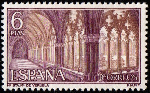 Spain. 1967. Monasteries and Abbeys. Veruela Monastery. Cloisters