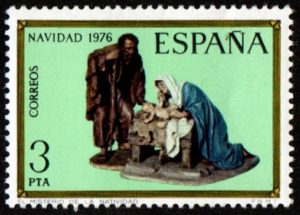 Spain. 1976. Christmas stamps. Statuettes