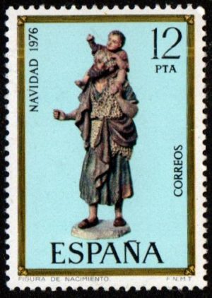 Spain. 1976. Christmas stamps. Statuettes. 12 pts