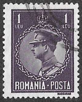 Romania. 1930 King Carol II, 1893-1953. 1L. Cat 385. Cancelled