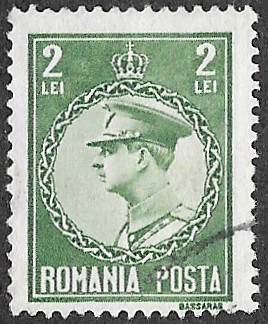 Romania. 1930 King Carol II, 1893-1953. 2L. Cat 386. Cancelled