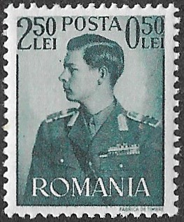 Romania. 1940 -1942 King Michael I. 2.50+0.50L. MNH. Cat Mi668