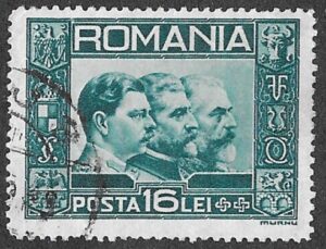 Romania. 1931 Three Kings. 16L. Cat 426. Cancelled