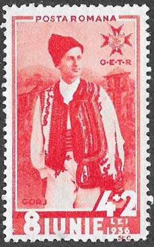 Romania. 1936 The 6th Anniversary of the Carol`s Accession to the Throne - Costumes. 4+2L. MNH. Cat 520