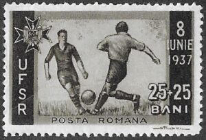 Romania. 1937. Sports. 25+25B. MNH. Cat Mi528