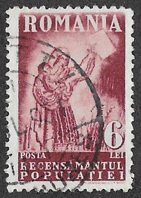 Romania. 1930 Census. 6L. Cat 404. Cancelled