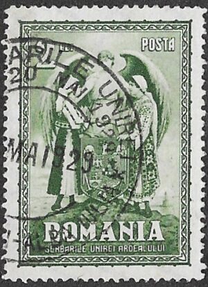 Romania. 1929 The 10th Anniversary of the Unification of Transylvania and Romania. 2L. Cat 355. Cancelled