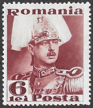 Romania. 1935 -1940 King Carol II. 6L. MNH. Cat 505