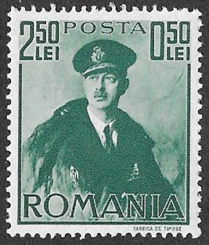 Romania. 1940 King Karl II. 2.50+0.50l. MNH. Cat Mi618