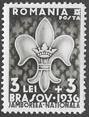 Romania. 1936 Scouting Camp, Brashov. 3+3L. MNH. Cat 524