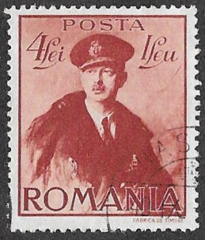 Romania. 1940 King Karl II. 4+1l. Cancelled. Cat Mi621