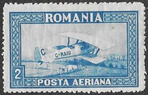 Romania. 1928 Airmail. 2L. MH. Cat Mi337Y