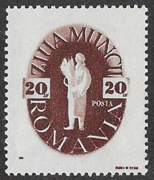 Romania. 1946 Labour Day. 20L. MH. Cat Mi989