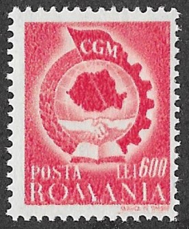 Romania. 1947 International Trade Union Congress. 600L. MNH. Cat Mi1039