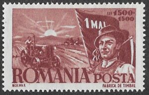 Romania. 1947 Labour Day. 1500 + 1500L. MNH. Cat Mi1058