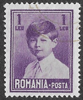 Romania. 1928 King Mihai. 1L. Cancelled. Cat Mi323