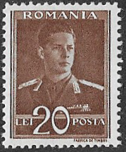 Romania. 1944 -1945 King Michael I. 20L. MNH. Cat Mi813