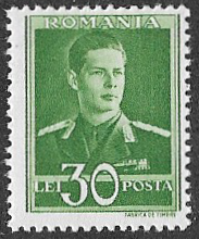 Romania. 1944 -1945 King Michael I. 30L. MNH. Cat Mi815