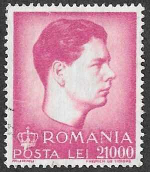 Romania. 1947 King Michael I. 21000L. Cancelled. Cat Mi1031