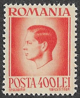 Romania. 1946 -1947 King Michael I. 400L. MNH. Cat Mi961