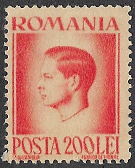 Romania. 1946 -1947 King Michael I. 200L. MH. Cat Mi957