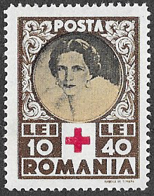 Romania. 1945 Red Cross. 10+40L. MNH. Cat Mi828