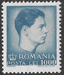 Romania. 1947 King Michael I. 1000L. MNH. Cat Mi1033