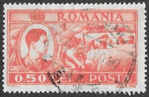 Romania. 1947 King Michael I and Landmarks. 0.50L. Cancelled. Cat Mi1066