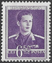 Romania. 1944 -1945 King Michael I. 6.50L. MNH. Cat Mi806