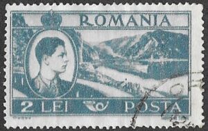 Romania. 1947 King Michael I and Landmarks. Kazan pass (Danube). 2L. Cancelled. Cat Mi1068