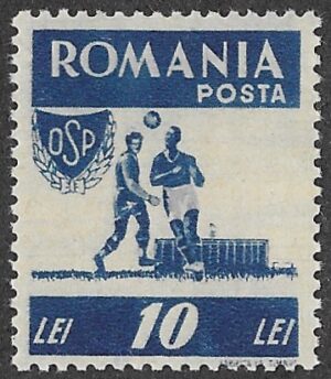 Romania. 1946 Sports. 10L. MNH. Cat Mi1000A