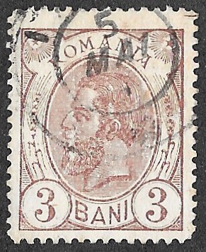 Romania. 1900 -1911 King Karl I - Not Watermarked. 3B. Cancelled. Cat Mi131