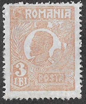 Romania. 1920 -1927 King Ferdinand I. 3L. MH. Cat Mi276 Type II