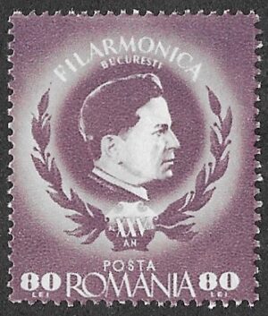 Romania. 1946 Bucharest Philharmonic Orchestra. 80L. MNH. Cat Mi983