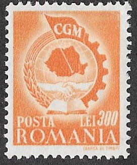 Romania. 1947 International Trade Union Congress. 300L. MNH. Cat Mi1038