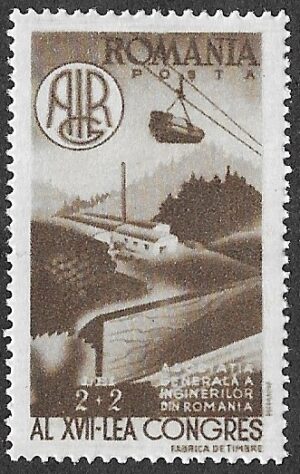 Romania. 1947 Congress of The General Association of Engineers in Romania. 2+2L. MNH. Cat Mi1079