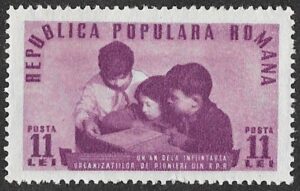 Romania. 1950 Young Pioneers. 11L. MNH. Cat Mi1227