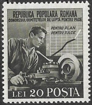 Romania. 1950 Peace Congress. 20L. MNH. Cat Mi1237