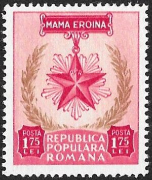 Romania. 1952 International Women's Day. 1.75L. MNH. Cat Mi1393