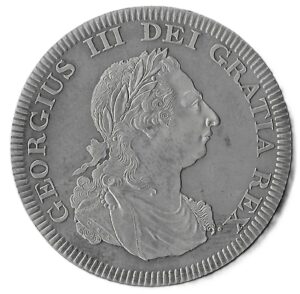 Gibraltar. 2007. 110 Reales - George III Pewter. Fantasy coin. Pewter. Unc. 22.09g. XM6c. C028. RI.97