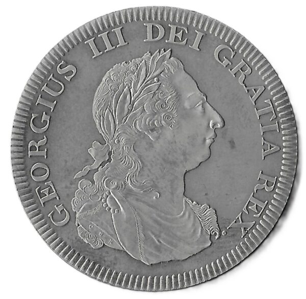 Gibraltar. 2007. 110 Reales - George III Pewter. Fantasy coin. Pewter. Unc. 22.09g. XM6c. C028. RI.97