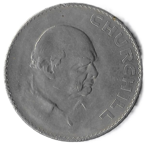 United Kingdom. 1965. 1 Crown - Elizabeth II Churchill. Copper-Nickel. XF. 28.26g. KM910. C042. RI.4