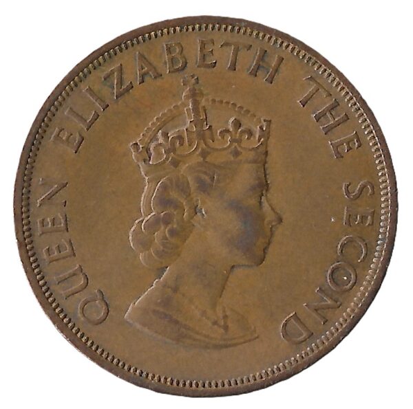 Jersey. 1964. 1⁄12 Shilling - Elizabeth II 1st portrait. Bronze. XF. 9.57g. KM21. C062. RI.7