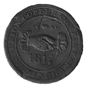 United Kingdom. 1812. 1 Penny Birmingham - Union Copper Company. Copper. VF. 28.37g. Withers335. C063. RI.65