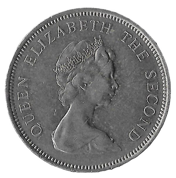 United Kingdom. Jersey. 1975. 10 New Pence - Elizabeth II 2nd portrait. Copper-Nickel. XF. 11.29g. KM33. C076. RI.6