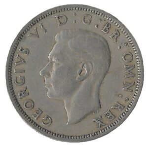 United Kingdom. 1947. ½ Crown - George VI 2nd type; with 'IND:IMP'. Copper-Nickel. VF. 13.97g. KM866. C078. RI.4